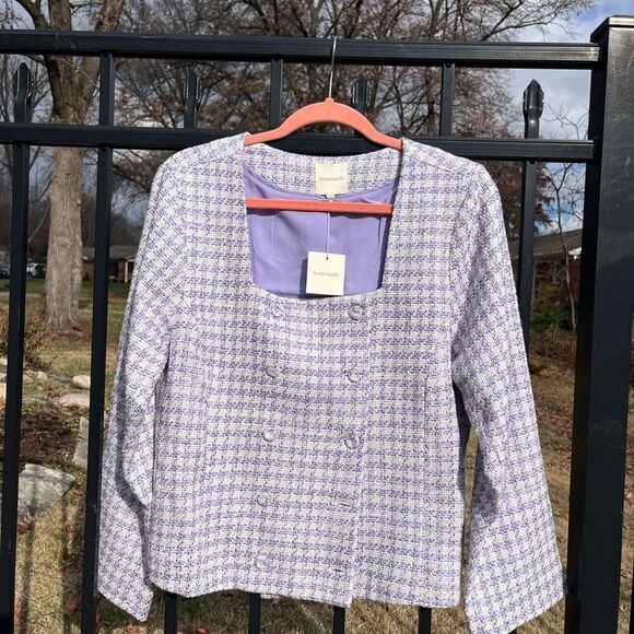 Favorite Daughter Lilac Tweed Dasha Jacket NWT - Picture 13 of 13